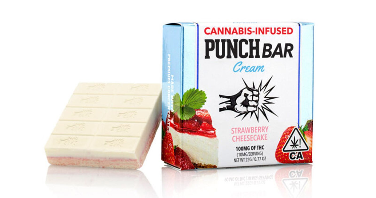 Punch Strawberry Cheesecake